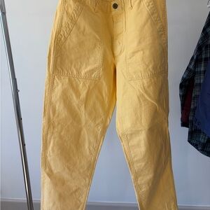 Wallace and Barnes Yellow Fatigue Pants 32x34